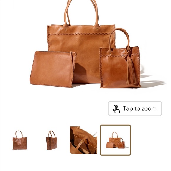 Raven + Lily Bags Raven Lily Mara Leather Tote Poshmark